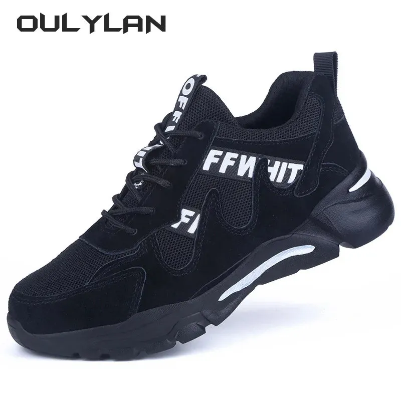 2024 NEW Men's Safety Sneakers with Steel Toe Cap