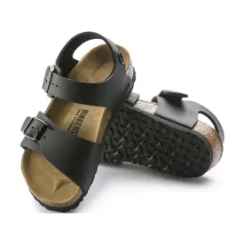 Birkenstocks Kids Black New York Backed Sandal