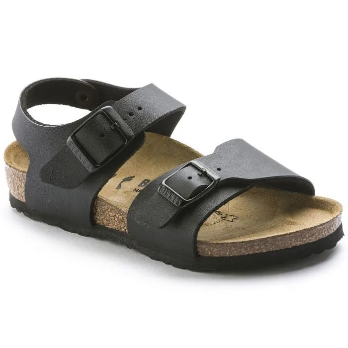 Birkenstocks Kids Black New York Backed Sandal