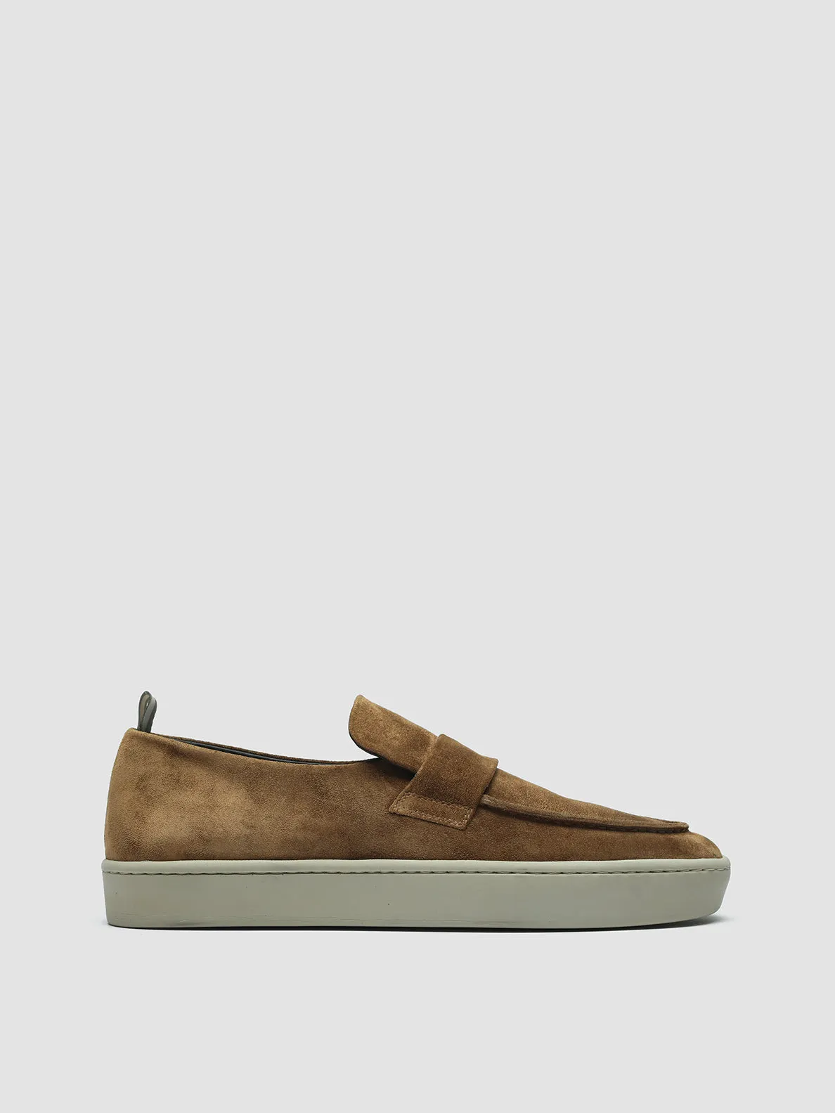 BUG 001 - Brown Suede Penny Loafers