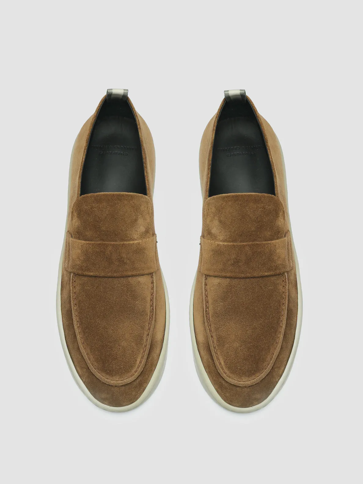 BUG 001 - Brown Suede Penny Loafers