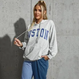 Casual Hooded Trendy Letter Sweater