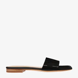 Chloe Black Patent Leather Slide