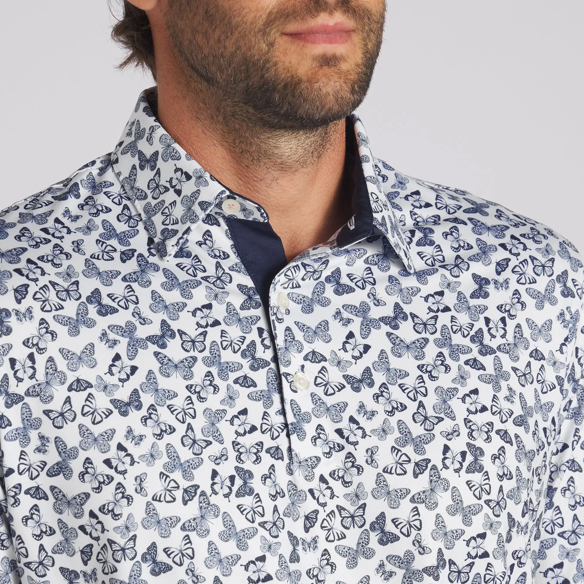 CLOUDSPUN Butterflies Golf Polo