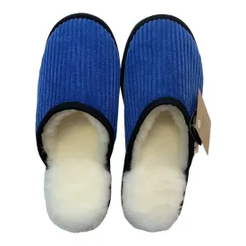 Darven Blue XL White Slippers