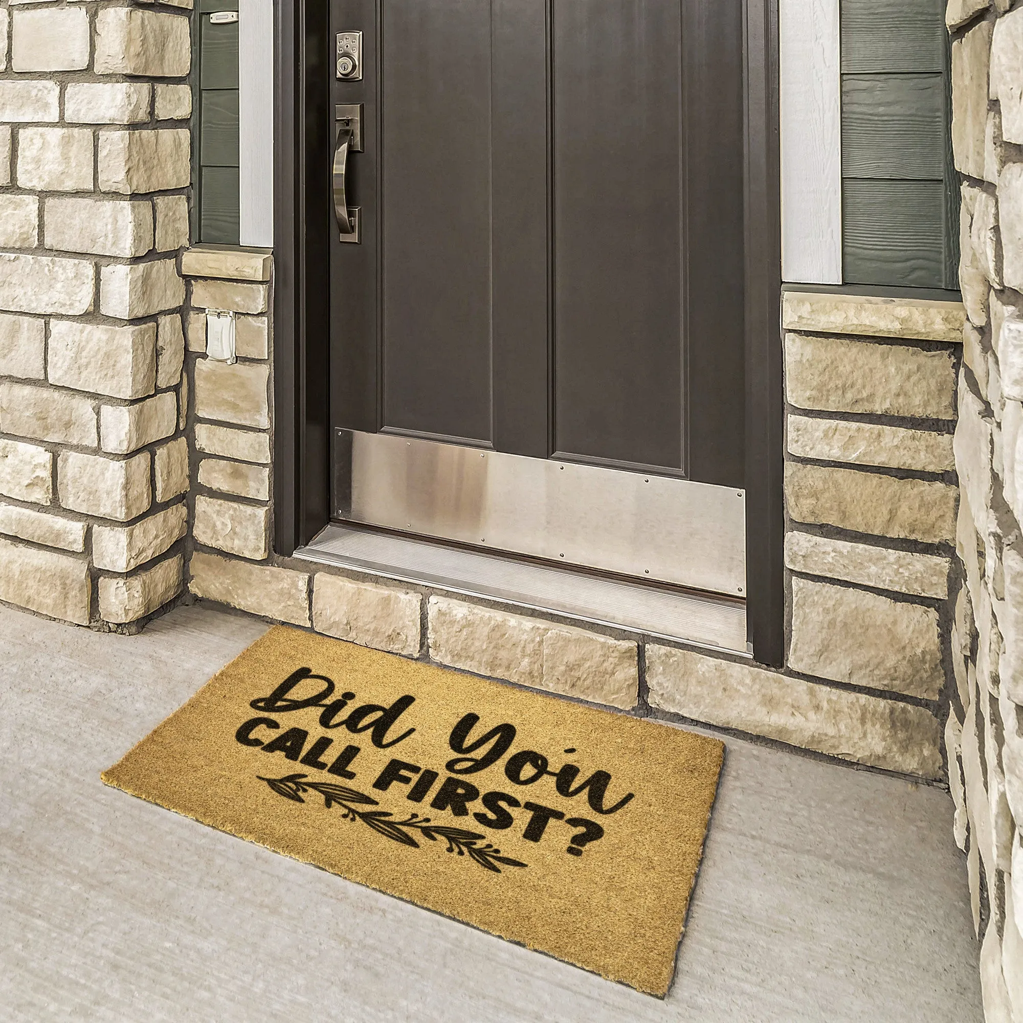 Did you call First? Door Mat