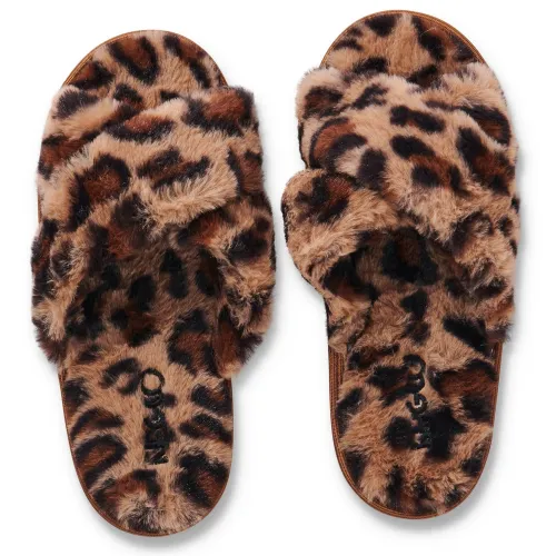 Kip & Co Slippers - Natural Leopard **FINAL SALE**