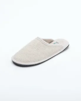 Men's Boiled Wool Stella Slipper Beige