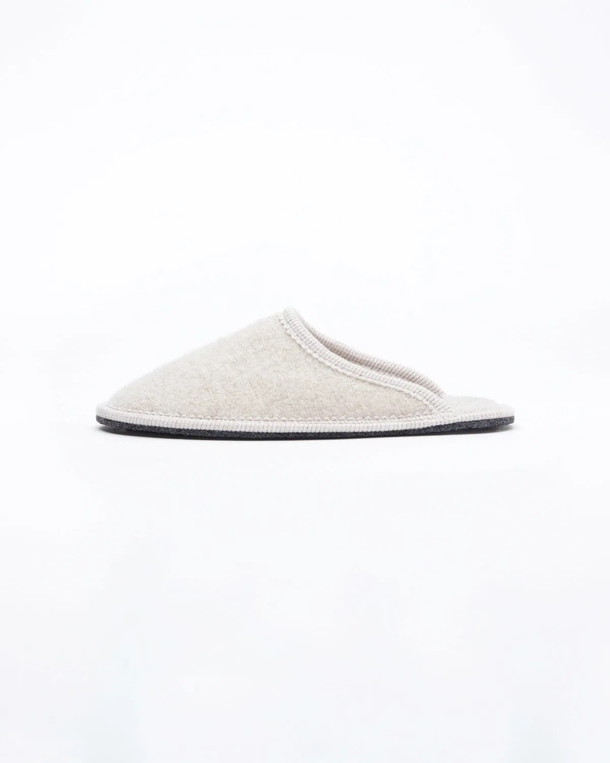 Men's Boiled Wool Stella Slipper Beige