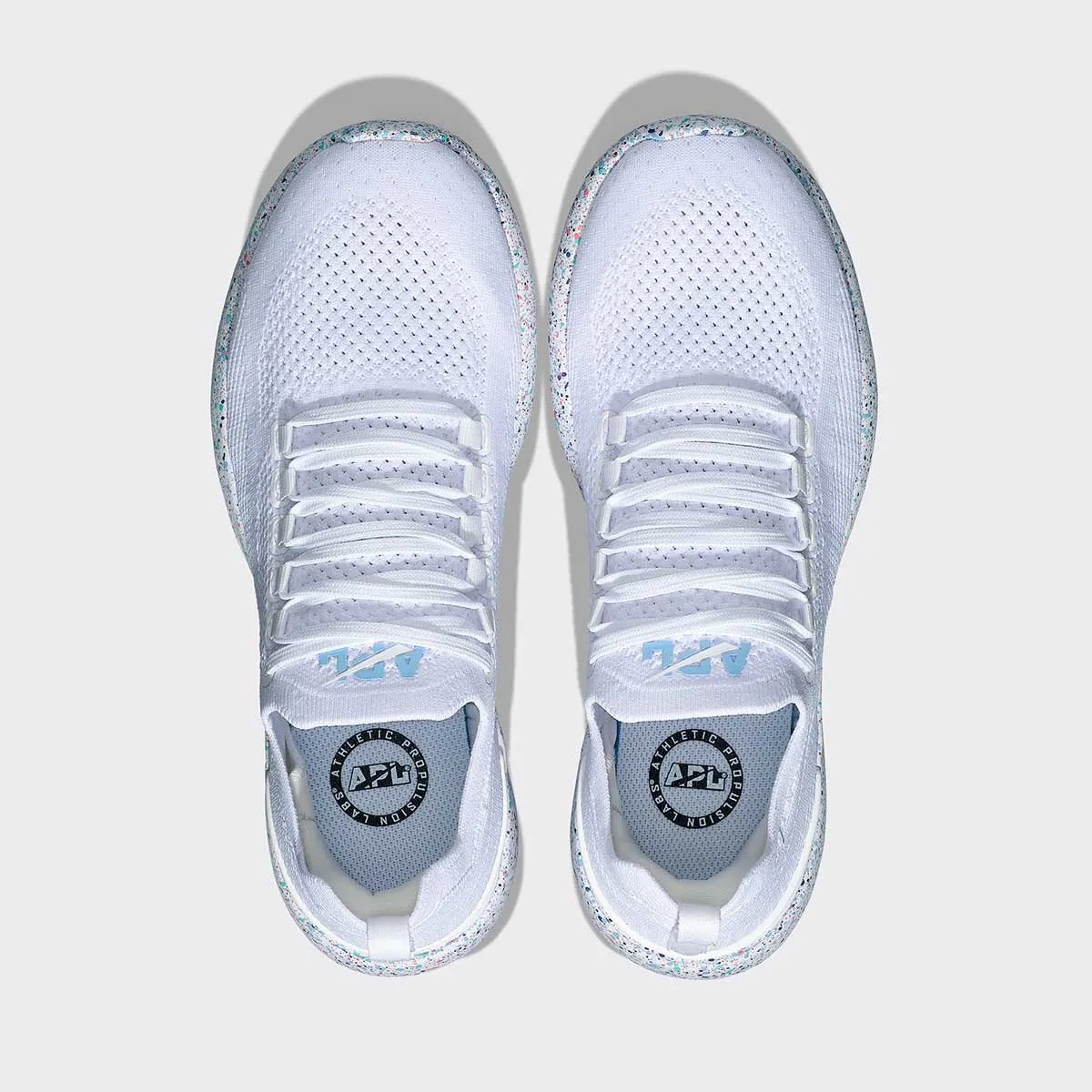 Men's TechLoom Breeze White / Ice Blue / Speckle