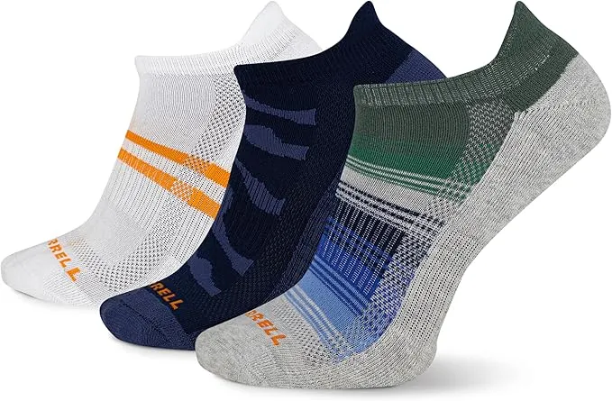 Merrell Women's 3 Pair Pack-Repreve Mesh Recycled Everyday Socks