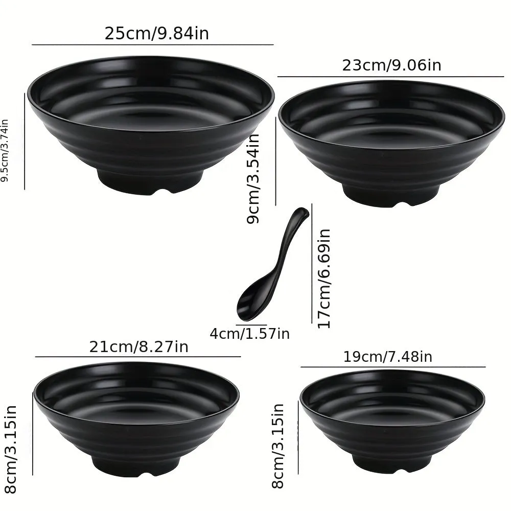 Microwave Safe Dishwasher Unbreakable Japanese Ramen Bowl Set