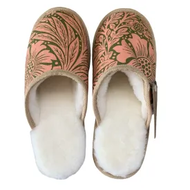 Morris Marigold Pink XL White Slippers