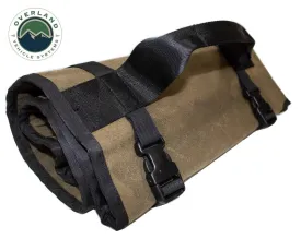 Overland Vehicle Systems Rolled Bag General Tools With Handle And Straps - #16 Waxed Canvas | Universal