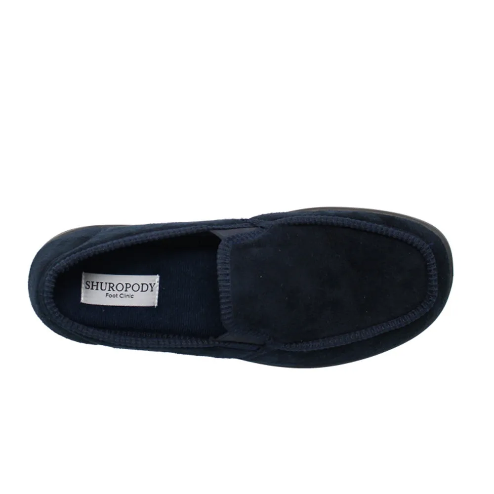 Paul Wide Fit Men's Easy Slip On Warm Lined Slipper