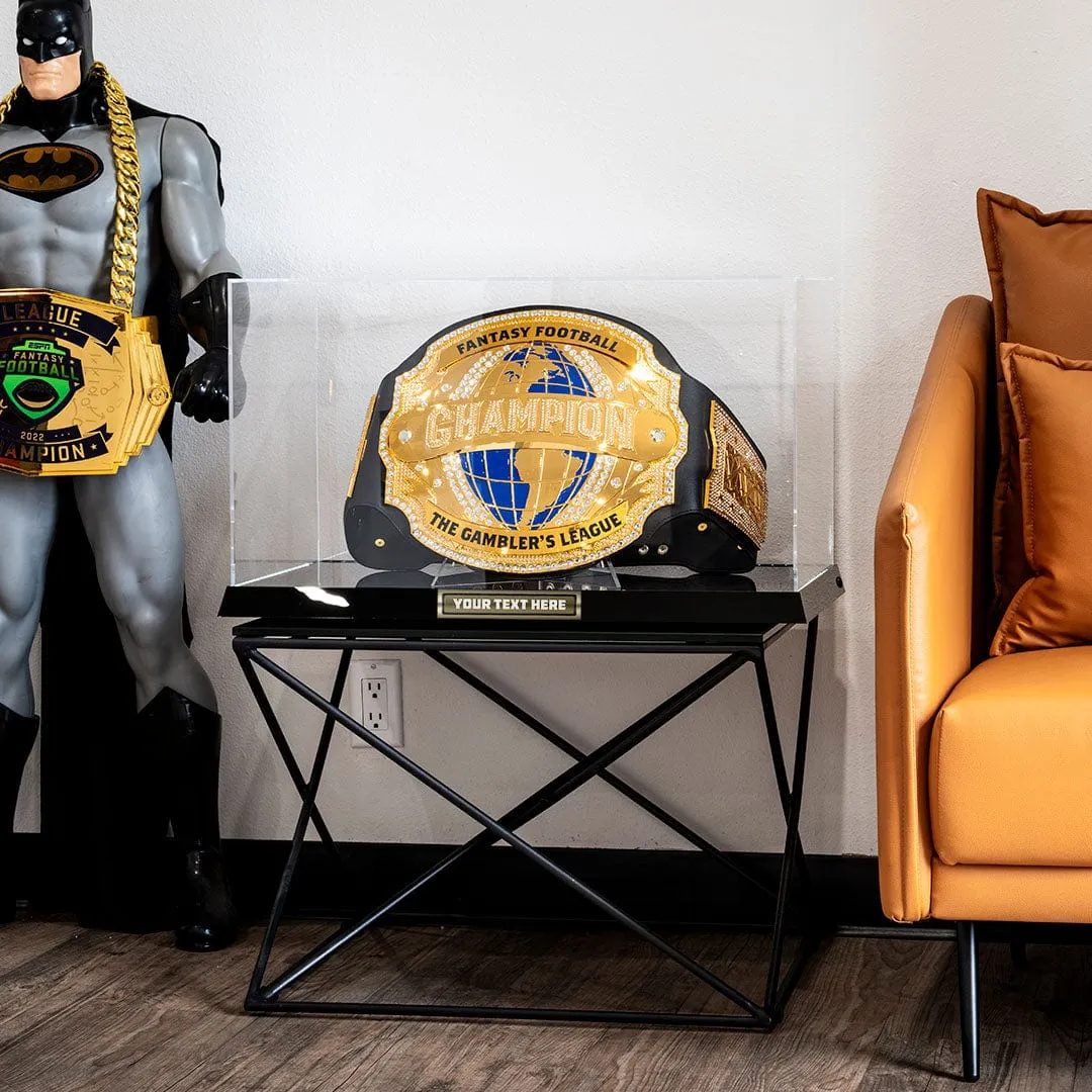 "Design Your Own" Championship Belt Acrylic Display Case