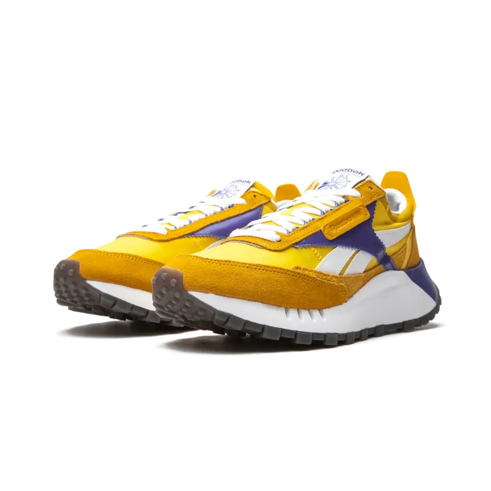 Reebok Men's Classic Leather Legacy Shoes - Collegiate Gold / Bright Yellow / Royal Dark Blue