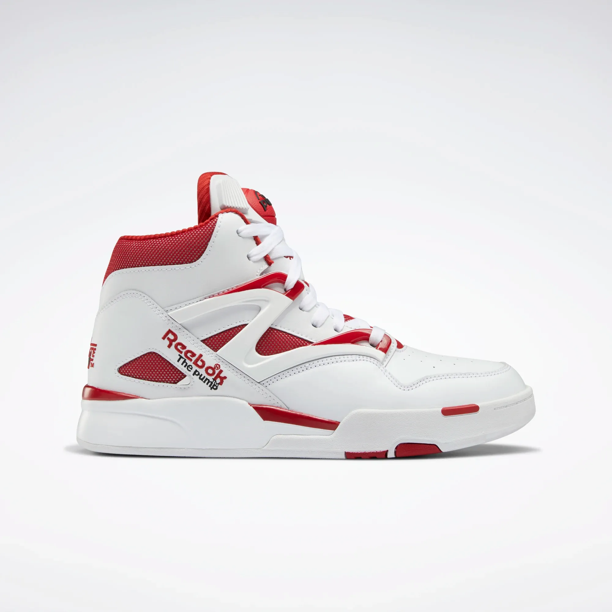 Reebok Men's Pump Omni Zone II Shoes - Ftwr White / Flash Red / Core Black