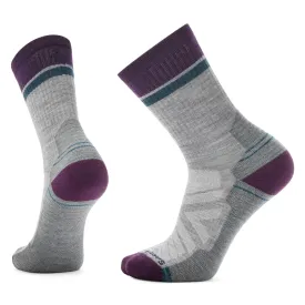 Smartwool Hike Winding Trail Crew Socks Light Cushion - (Unisex) - Light Grey