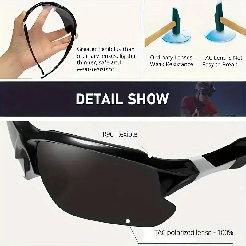 Stylish Polarized Sunglasses Perfect for Sports  Outdoor Activities