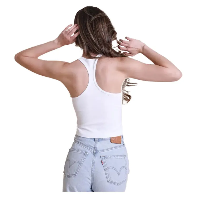 Tank Top High Neck Racerback