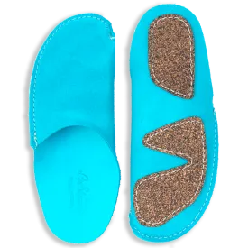 Turquoise CP Slippers Luxe