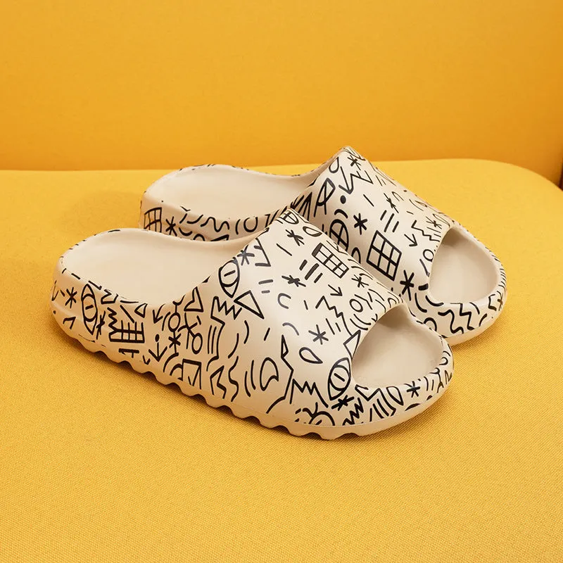 Unisex Indoor Outdoor Custom Slippers