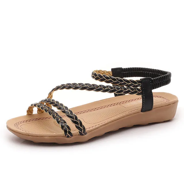 Women Sandals Plus Size 36-42 Summer women shoes woman Flip Flops Ladies Flat Sandals chaussure Sandalias