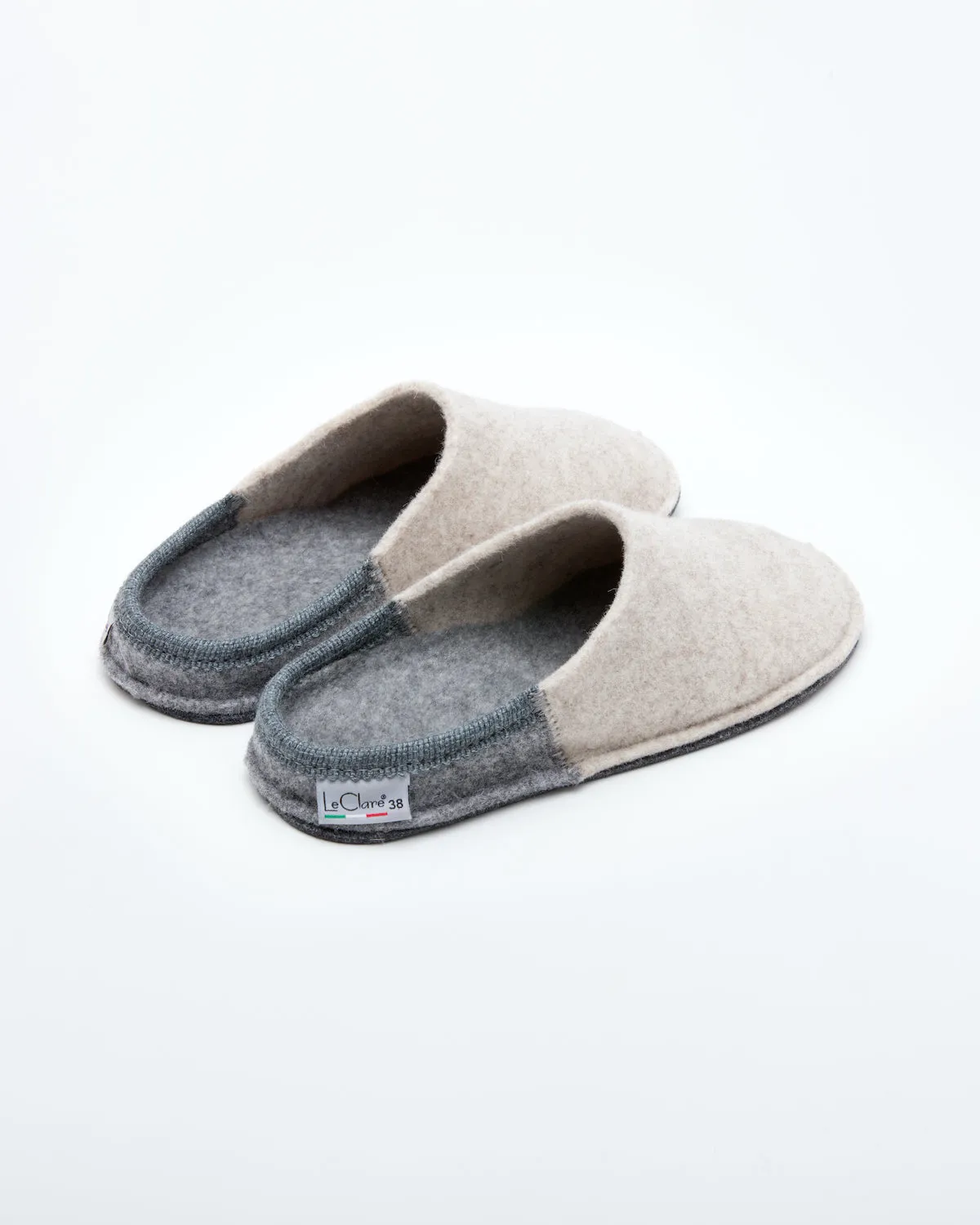 Women's Nuvola Bico Wool Slipper Beige