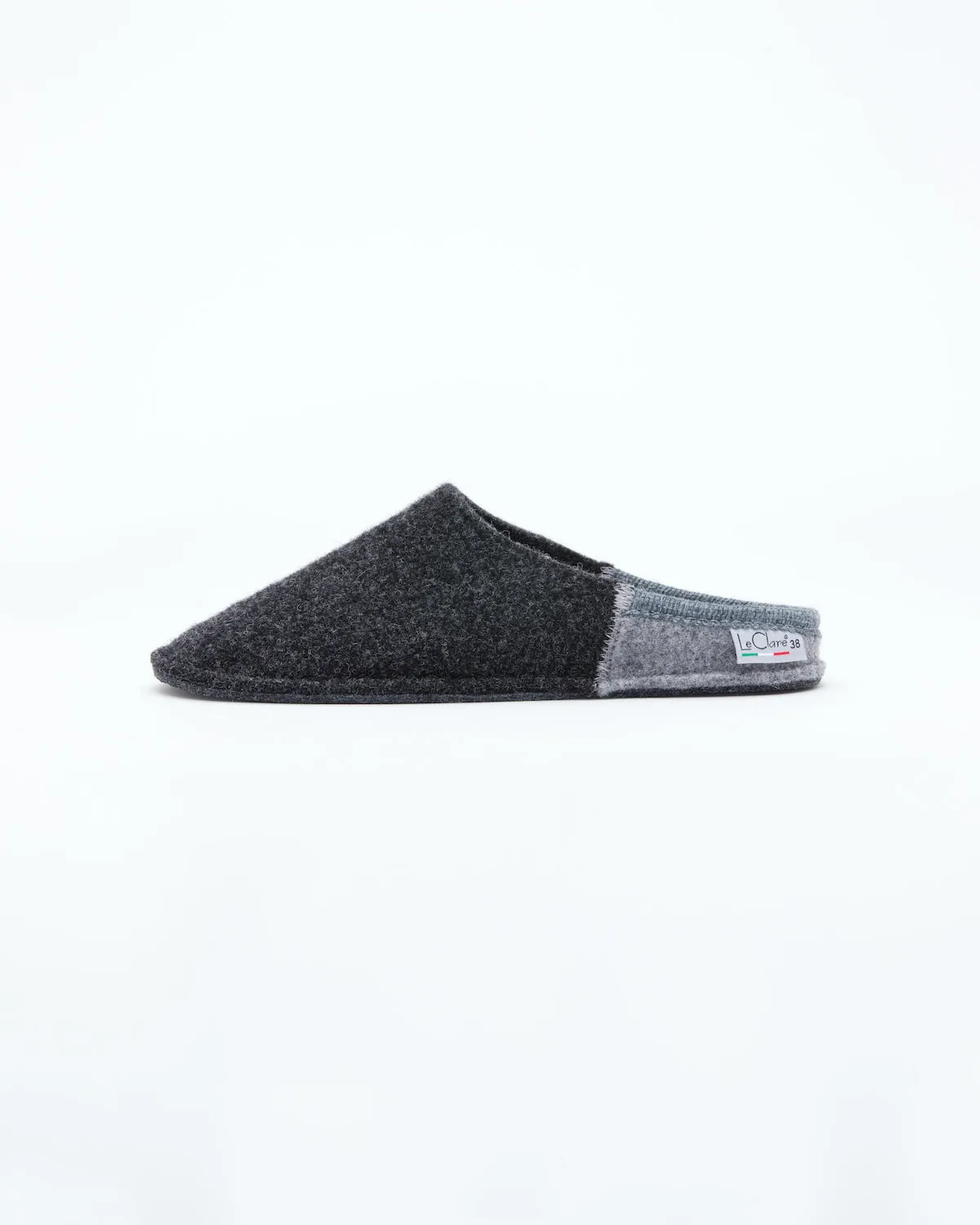 Women's Nuvola Bico Wool Slipper Charcoal